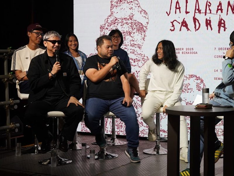 Suasana konferensi pers Tur Konser Jalaran Sadrah milik Barasuara. (Foto: PCC Dokumentasi)