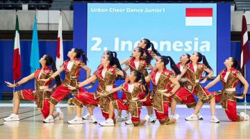Kontingen Indonesia mencatatkan sejarah gemilang dalam ajang Cheerleading World Championships (CWC) XII 2025. (Foto: Istimewa)