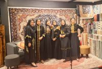 Personel grup nasyid SMA 3 Teladan, Jakarta, HASNA. (Foto: Aat)