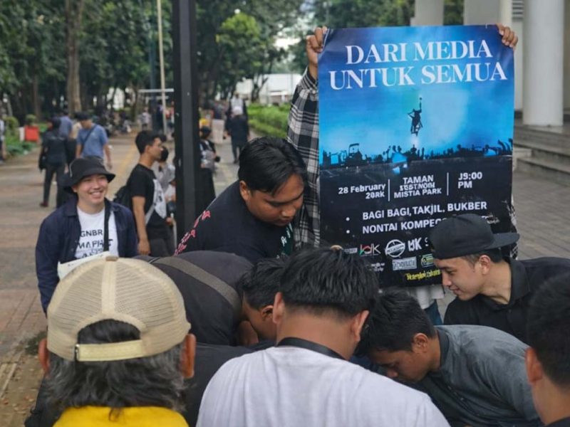 Dokumentasi aksi sosial, Dari Media Untuk Semua. (Foto: Istimewa)