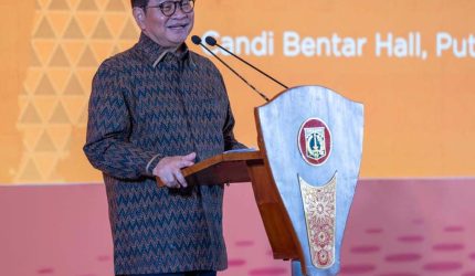 Gubernur DKI Jakarta, Pramono Anung saat menghadiri BUMD Leader's Forum di Jakarta. (Foto: Istimewa)