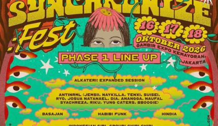 Poster line up fase 1 Synchronize Fest 2026. (Foto: Istimewa)