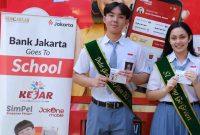 Program KEJAR DKI Jakarta 2026 bersama Bank Jakarta dan OJK disambut antusias siswa SMAN 28 Jakarta. (Foto: Istimewa)