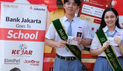 Program KEJAR DKI Jakarta 2026 bersama Bank Jakarta dan OJK disambut antusias siswa SMAN 28 Jakarta. (Foto: Istimewa)