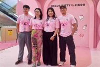 Suasana grand opening pop-up store, Hello Kitty X Jisoo di Jakarta. (Foto: Istimewa)