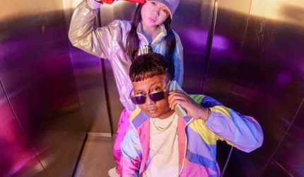 Penyanyi muda Lindee Cremona dan rapper Kawizz. (Foto: Istimewa)