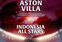 Tim sepakbola Aston Villa bakal bertanding melawan Indonesia Allstar pada Agustus 2026. (Foto: Istimewa)
