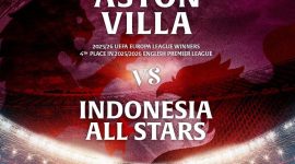 Tim sepakbola Aston Villa bakal bertanding melawan Indonesia Allstar pada Agustus 2026. (Foto: Istimewa)