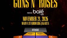 Poster daftar harga tiket konser Guns N' Roses di Jakarta 2026. (Foto: Istimewa)