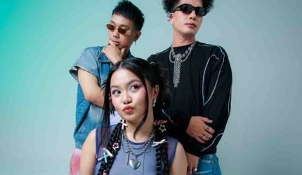 Tiga musisi Indonesia, Roni Joni, Rycko Ria, dan Naomi Ivo. (Foto: Istimewa)