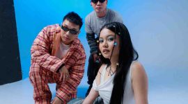 Tiga musisi Indonesia, Roni Joni, Rycko Ria, dan Naomi Ivo. (Foto: Istimewa)