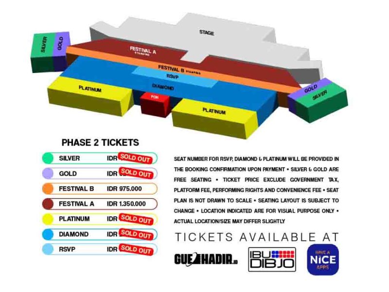 Daftar Harga Tiket konser HUT ke-40 Kahitna. (Foto: Istimewa)