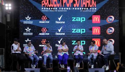 Suasana konferensi pers konser 30 Tahun Project Pop. (Foto: Istimewa)