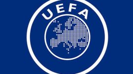 Logo Organisasi sepak bola negara-negara Eropa UEFA. (Foto: Istimewa)